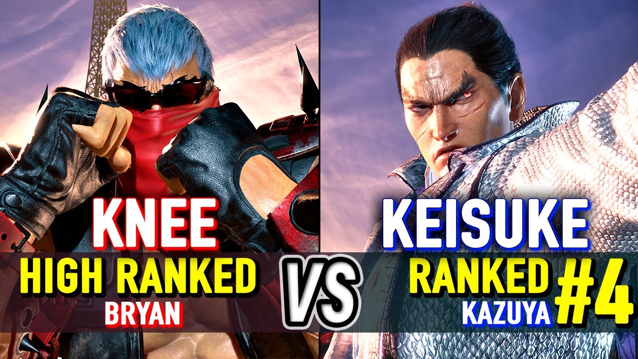 T8 🔥 KNEE (Bryan) vs KEISUKE (#4 Ranked Kazuya) 🔥 Tekken 8 High Level Gameplay