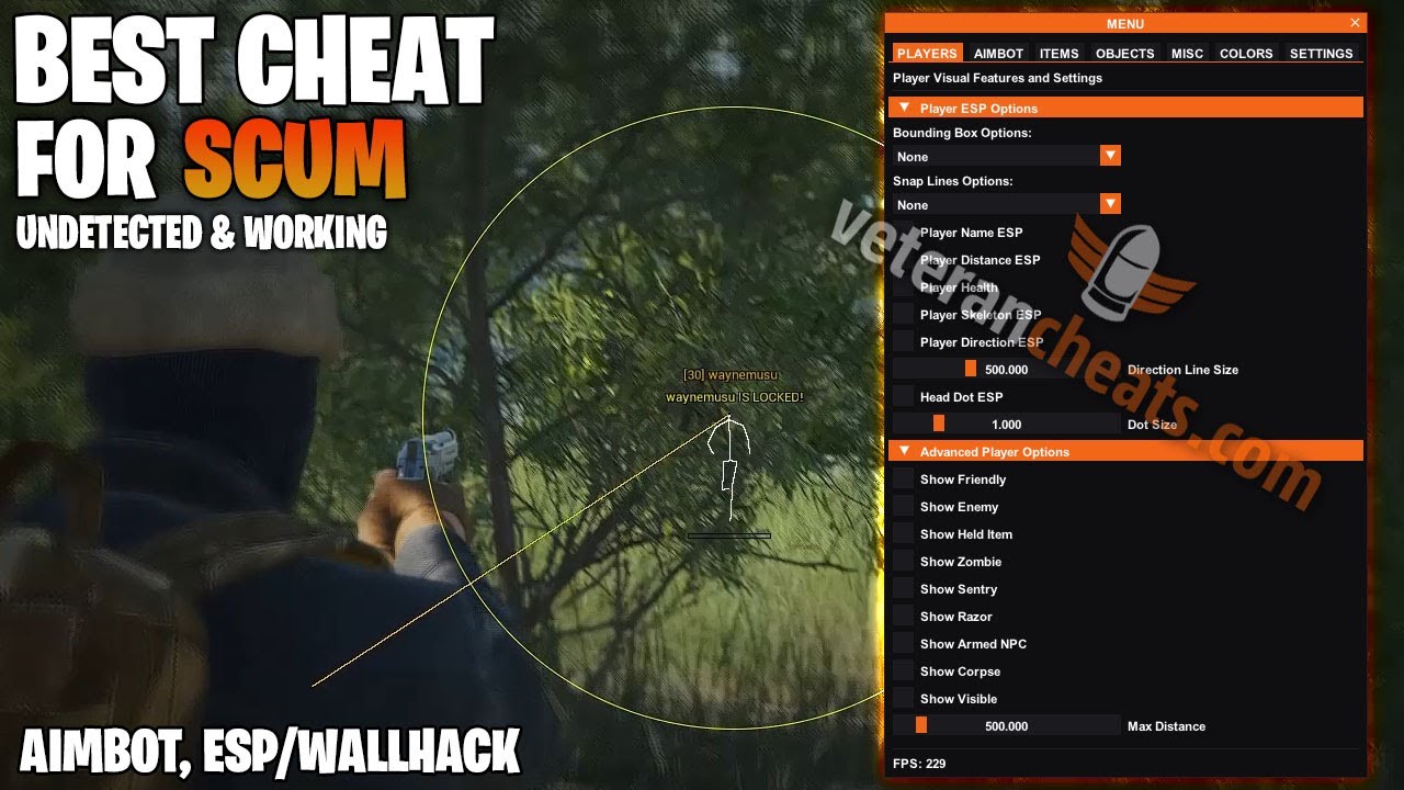 UNDETECTED SCUM CHEAT - Aimbot, Unlimited Ammo, ESP, God Mode | ft. Veterancheats