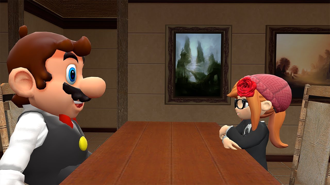 Свидание Марио и Мегги (оригинальный комикс от BrazilianAwesomeMario)