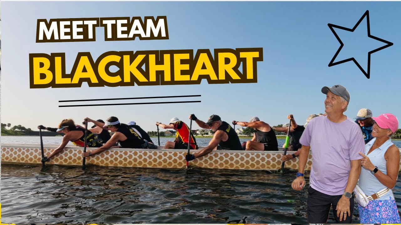 🚣‍♂️ Dragonboat Fitness & Fun in The Villages - Meet The BlackHeart Team!