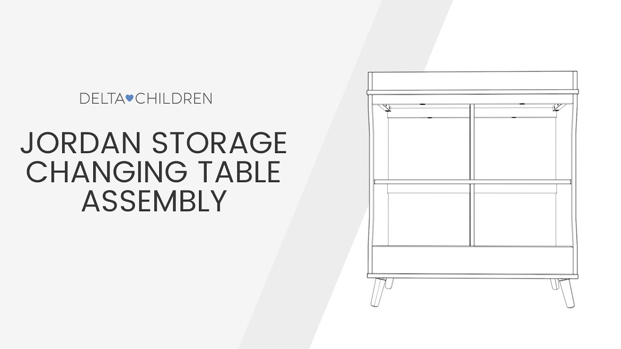 Jordan Storage Changing Table Assembly Video