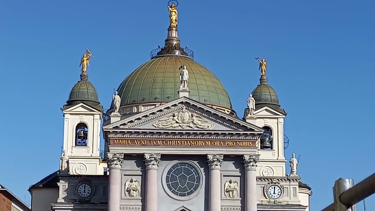 Campane (rinnovate) della Basilica dell'Ausiliatrice in Torino - Inno del Giubileo e distesa a 11