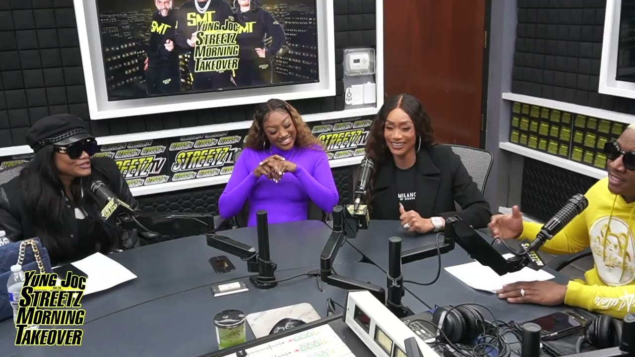 Reality Star Tami Roman & Jazz Anderson stops by Yung Joc & The Streetz Morning Takeover