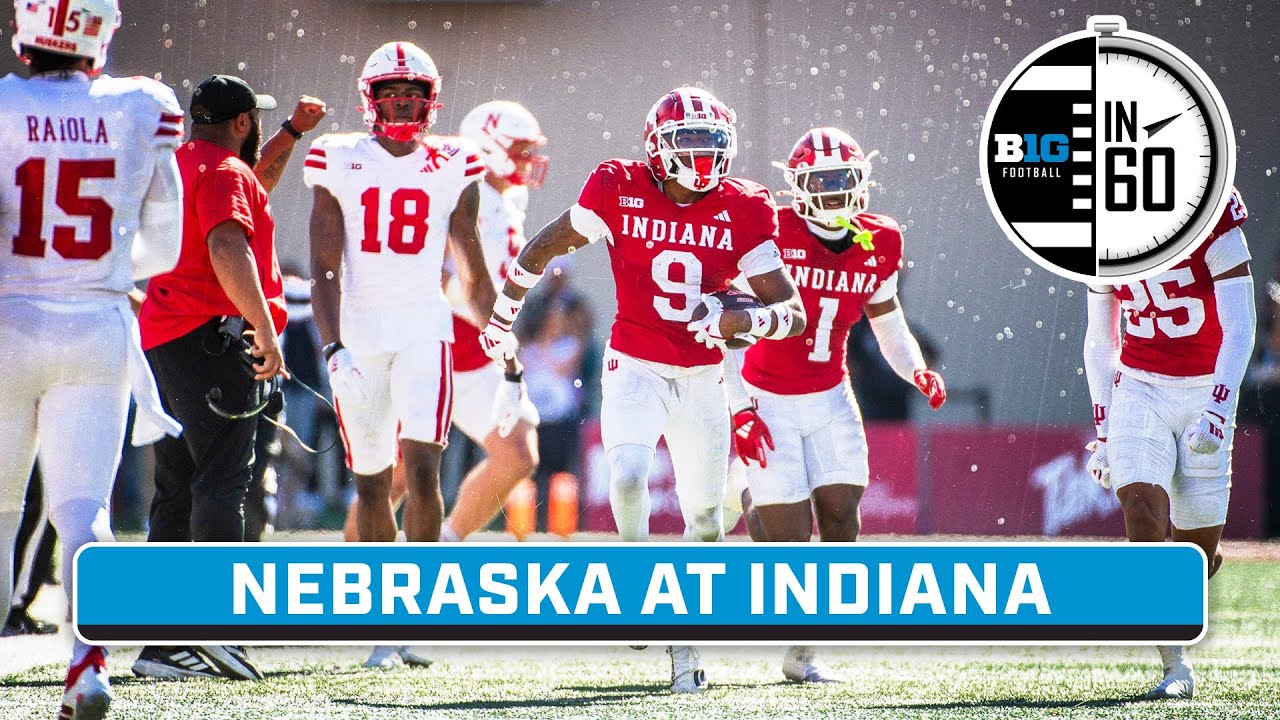 Nebraska at Indiana | Oct. 20, 2024 | B1G Football in 60