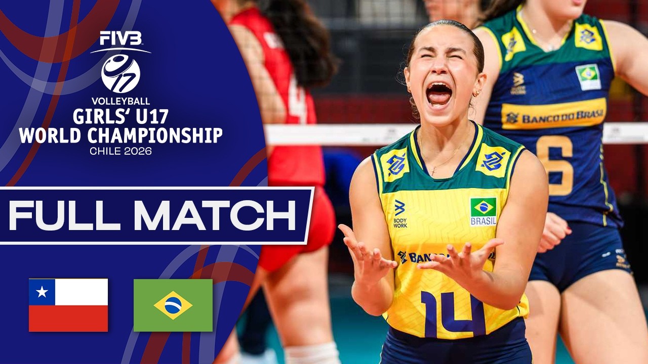 Chile vs. Brazil - Playoff 17-24 | Girls' U17 World Championship - 2026