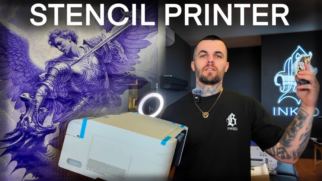 PRINTING REALISTIC TATTOO STENCILS
