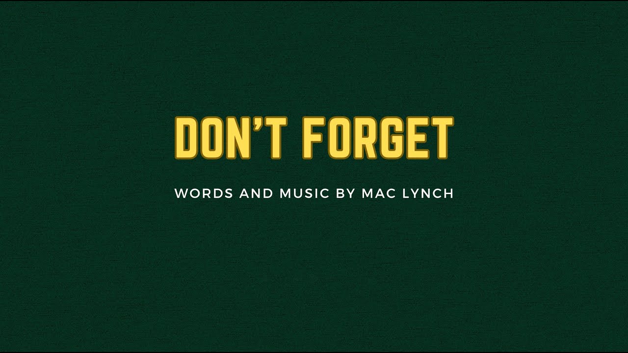 Don't Forget | Improved Piano | HD Lyrics | Accompaniment
