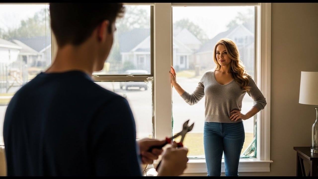 I Fixed the Broken Window — She Said ‘Now You’re Not Leaving Either’
