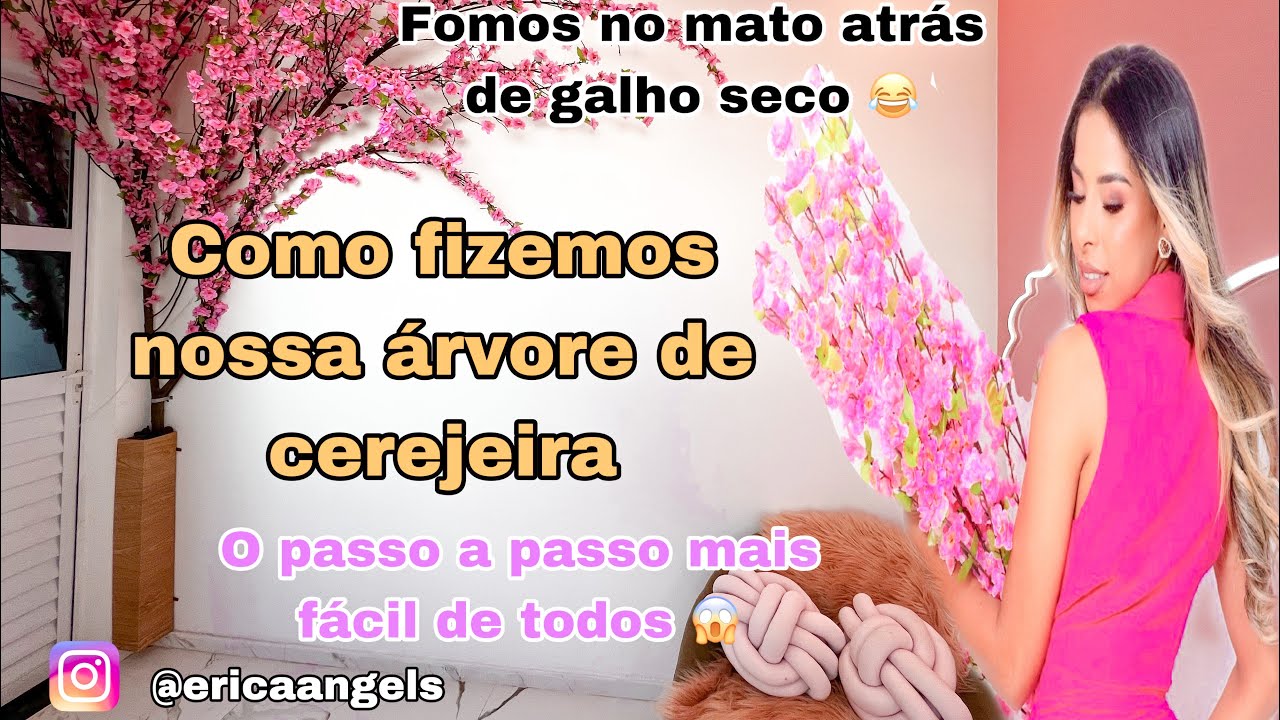 COMO FAZER UMA ÁRVORE DE CEREJEIRA