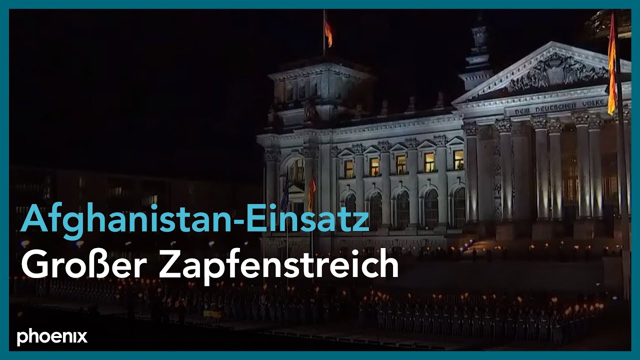 Großer Zapfenstreich zum Ende des Afghanistan-Einsatzes