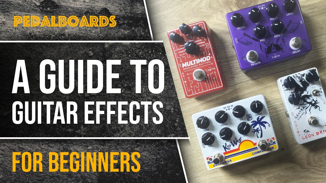 Guitar Effects explained for beginners. Looking at different type of effects and how to use them
