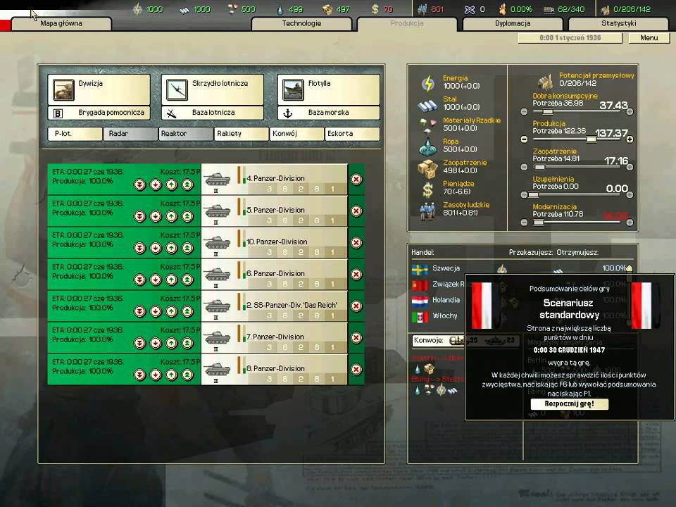 Hearts Of Iron 2 Rzesza #1 Gramy 3 Rzeszą!