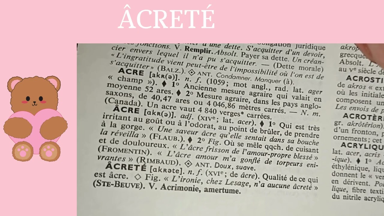 Dictionnaire fran&ccedil;ais : 58&egrave;me vid&eacute;o