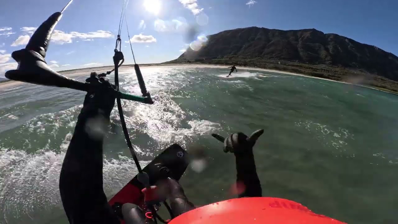 Kitesurfing at Kunna, May 21-22, 2025.
