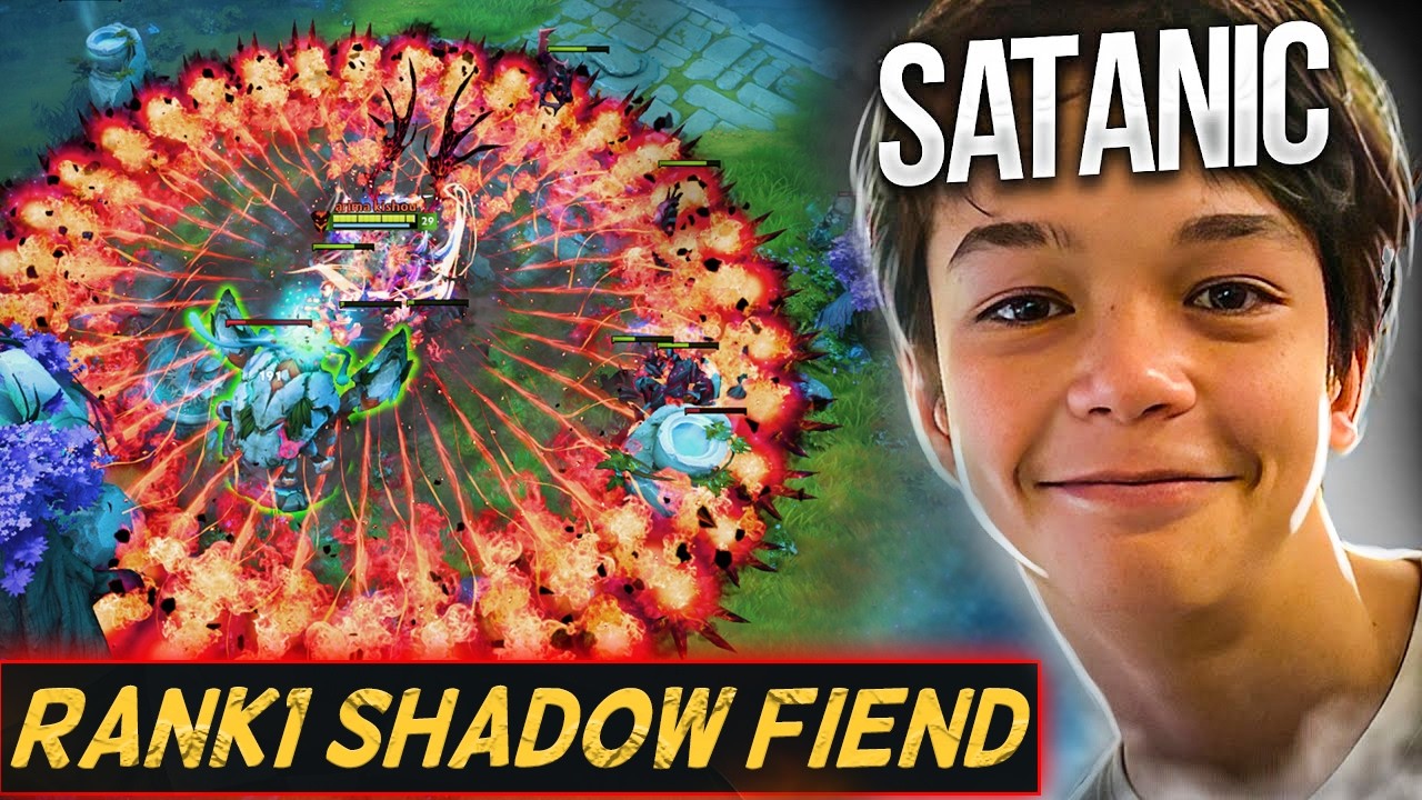 How Rank 1 Plays Shadow Fiend in Pro Matches 🔥
