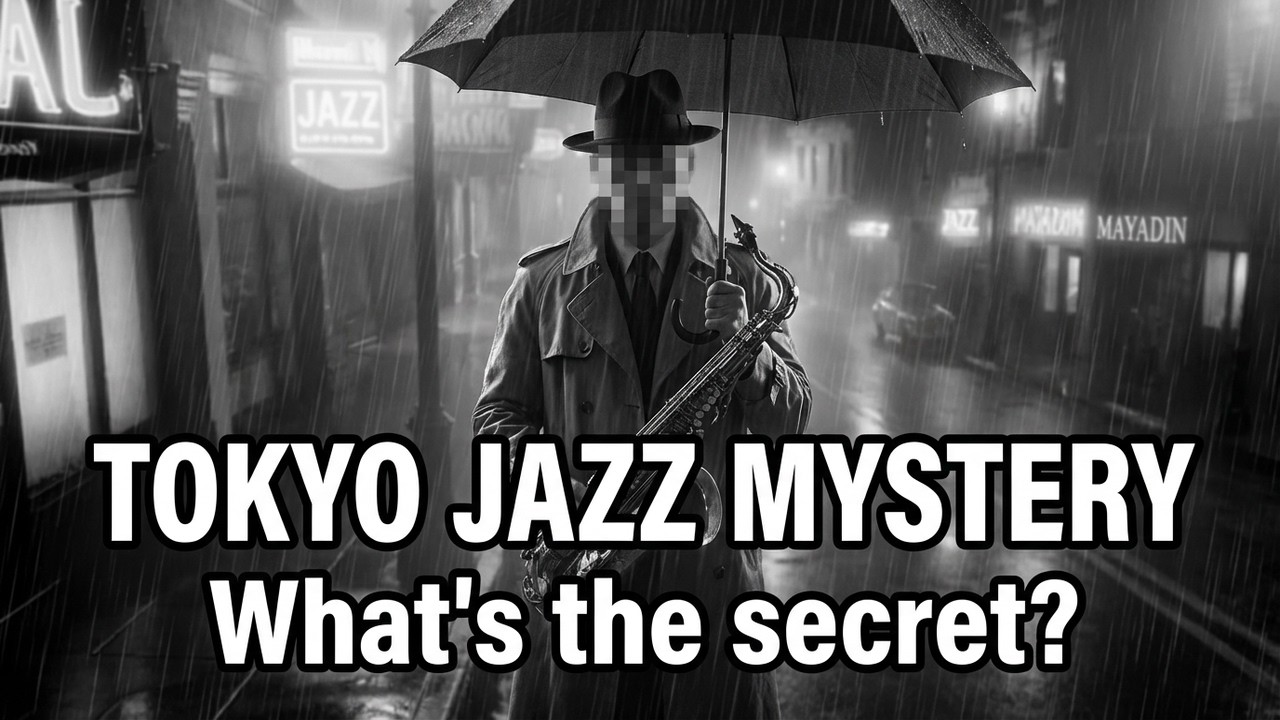 Rainy Tokyo Midnight Jazz Noir – Deep Focus & Sleep