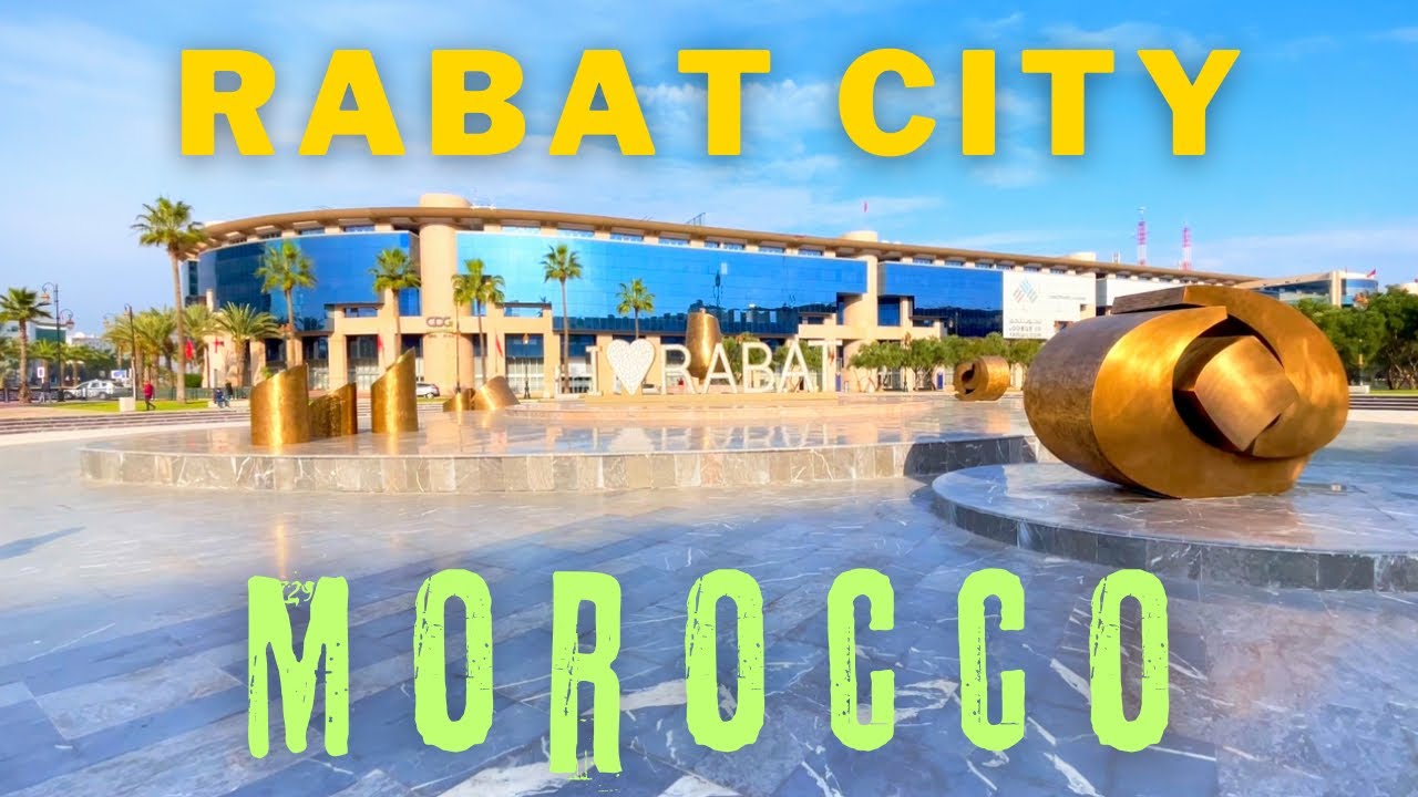 Driving on the streets of the capital, Rabat, Morocco 2025 🇲🇦 | music video ( Person Walking )