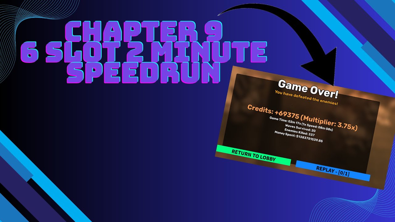 {Skibi Defense Update 4} Chapter 9 6 Slots 2 Minute Speedrun