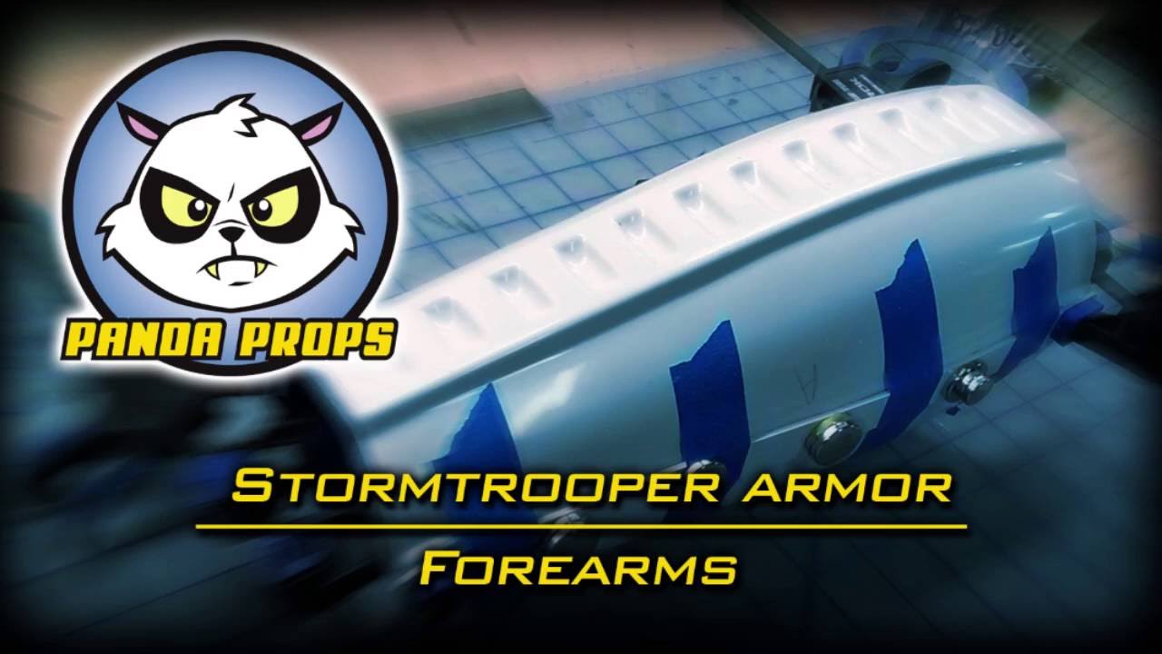 Building a Stormtrooper: Forearm Trim, size & assemble