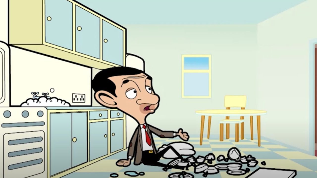 The Smashing Plates | Mr Bean Animated Season 2 | Funny Clips | Cartoons For Kids
