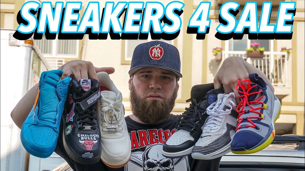MY SNEAKER ADDICTION HAS GOTTEN OUTTA CONTROL ITS TIME TO SELL SOME SNEAKERS!!!