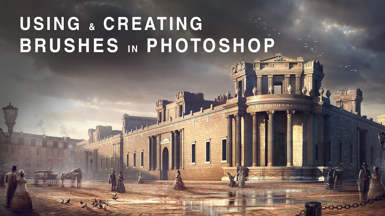 Using & Creating Brushes in Photohop - Architectural Visualisation