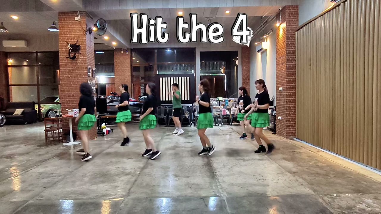 Hit the 4 Line Dance #Choreographed by Rob Fowler (ES) & Colin Ghys (BEL) - January 2026