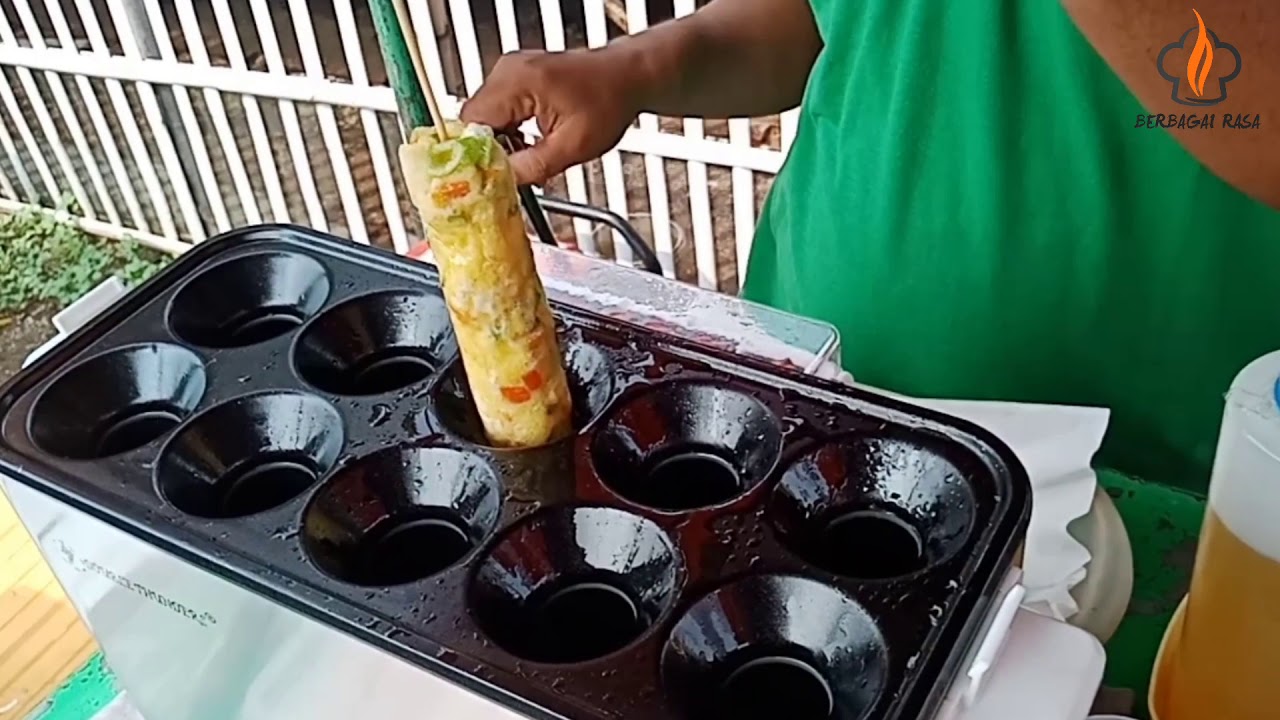 SOSTEL (Sosis Telur) Yang Lagi Hits Hanya Rp.5000 - Indonesia Subang Street Food
