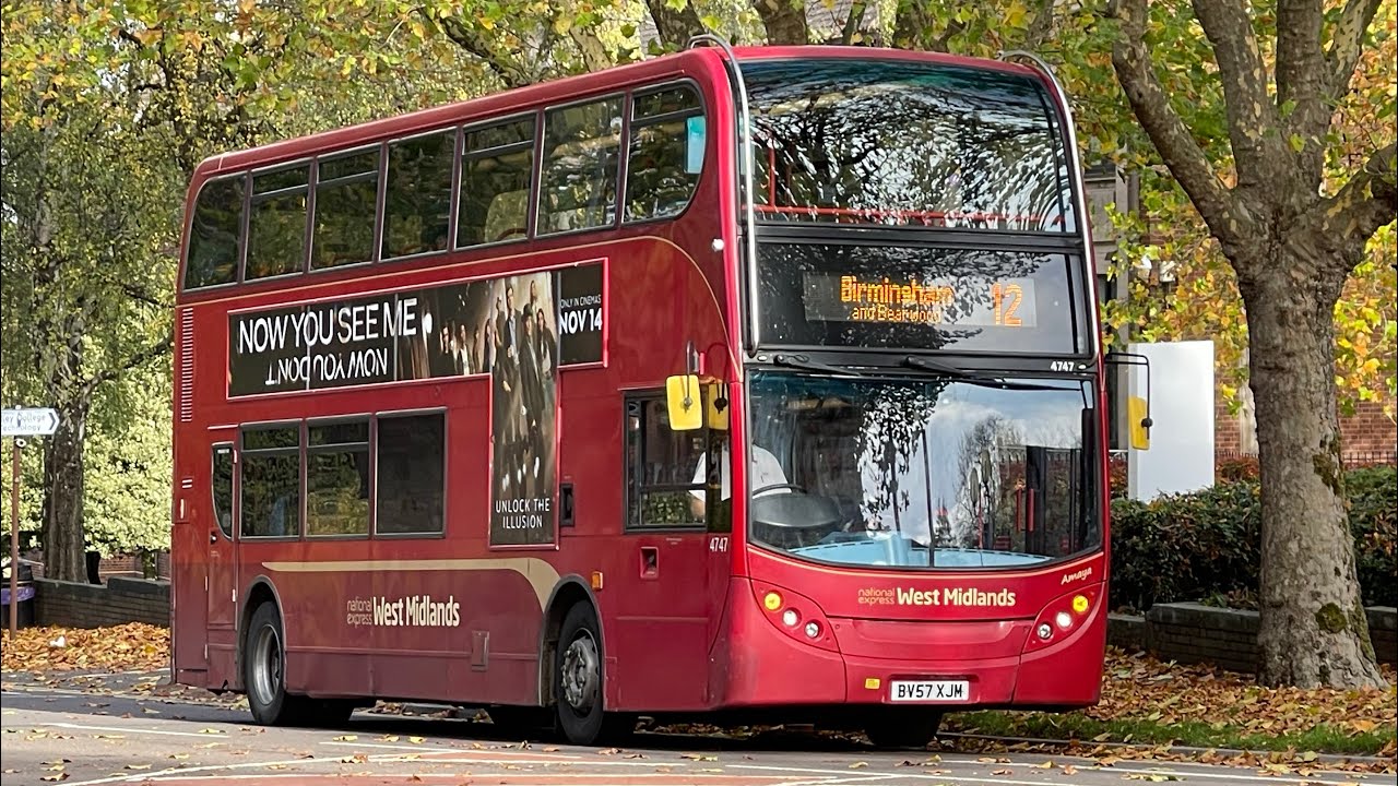 NXWM 4747 BV57XJM Dennis Trident2 Enviro400 