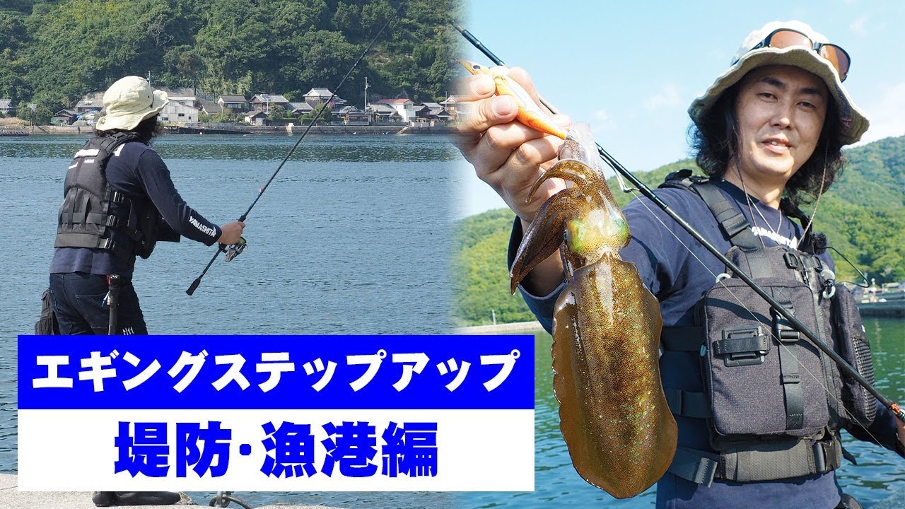 【堤防・漁港攻略編】動画で学ぶ！エギングステップアップ講座