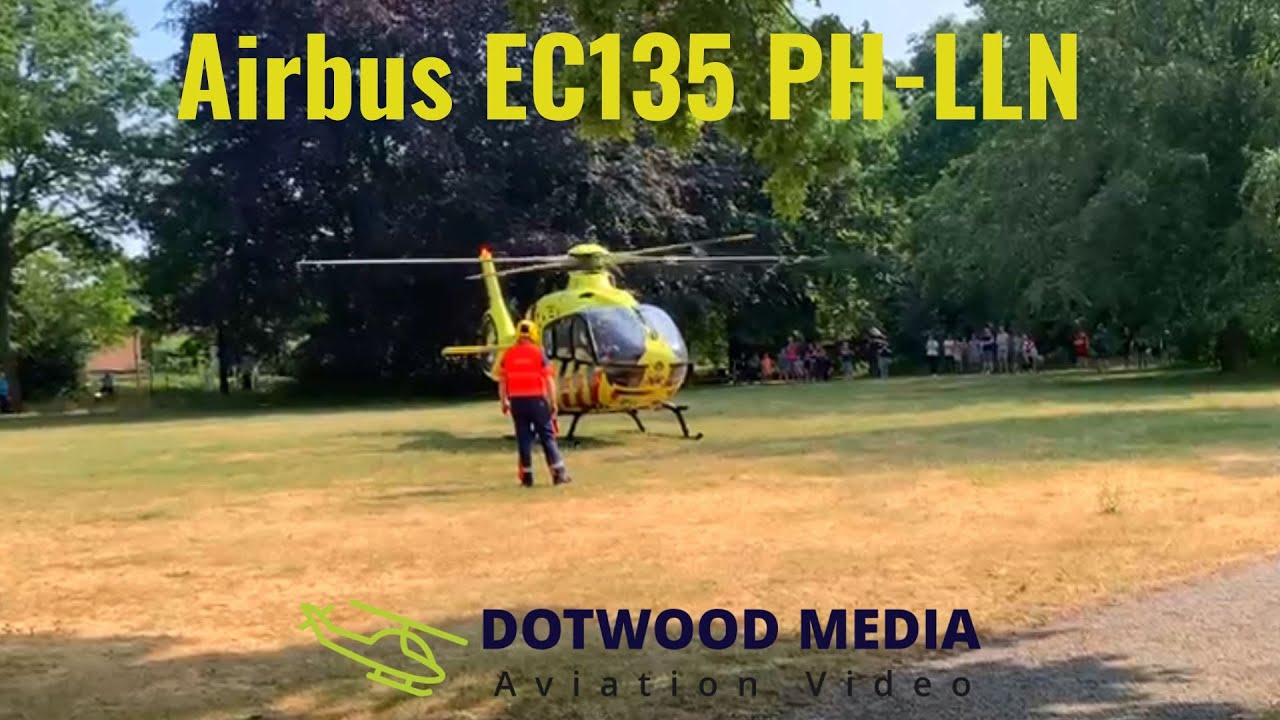 MMT 🚁 - Trauma Helicopter Lifeliner 3 (PH-LLN) - Take-off Mheenpark Apeldoorn (19-06-2023)
