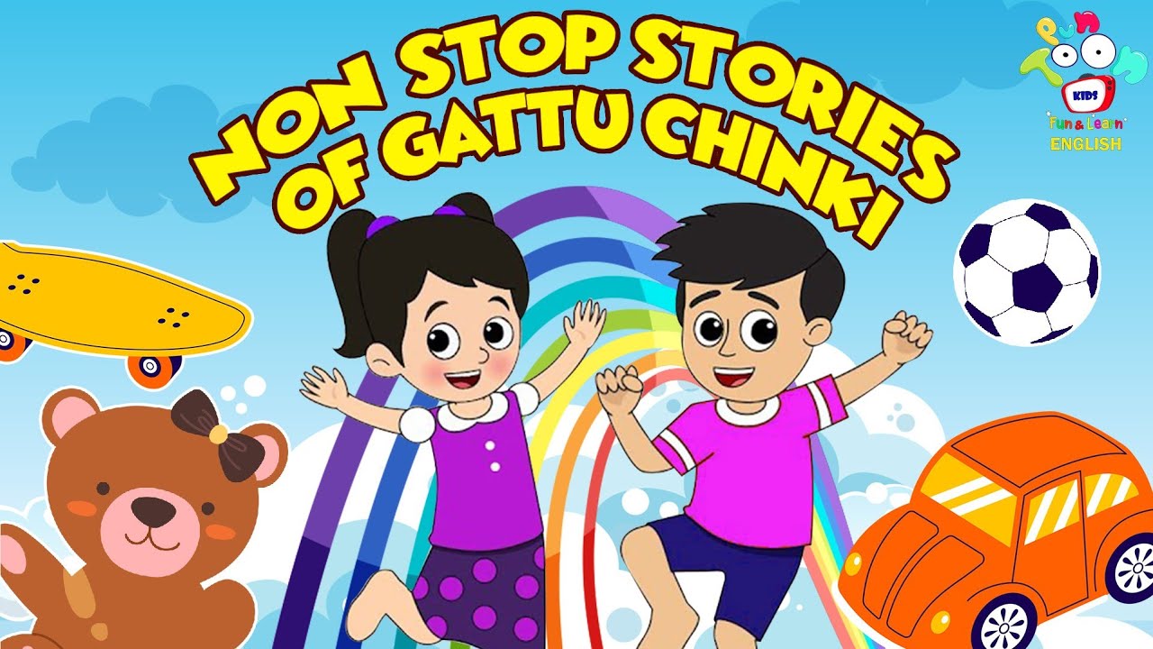Non-Stop Stories of Gattu Chinki | English Moral Stories | English Animated | English Cartoon