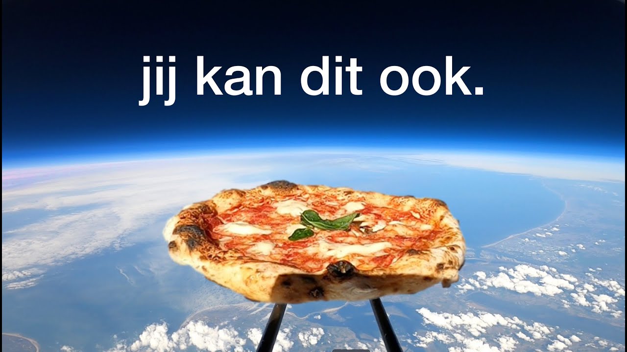 Ik Stuurde Zelf m'n Pizza de Ruimte in, Daarna At Ik 'm