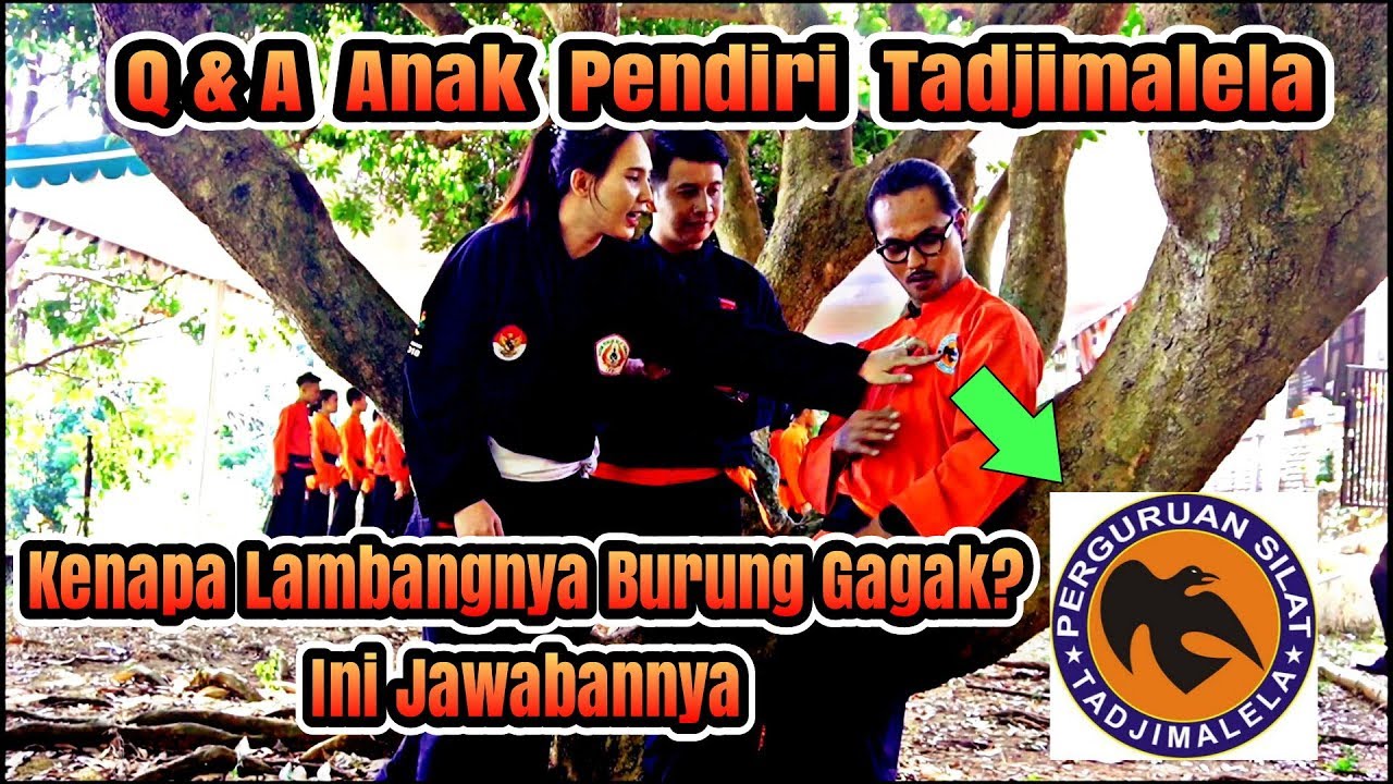 Q & A Anak Pendiri Perguruan Tadjimalela, ini jawabannya kenapa lambangnya Burung gagak?