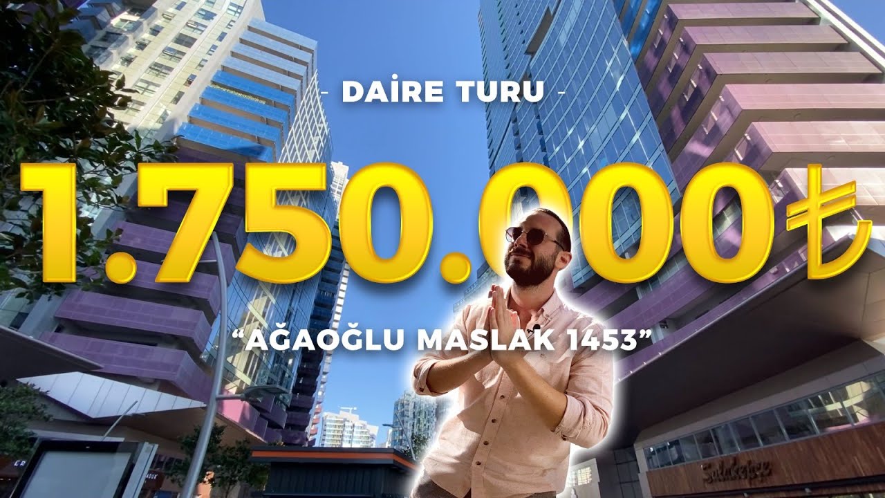 Maslak 1453'te Daire Turu | Ağaoğlu Rezidans | Vlog #4