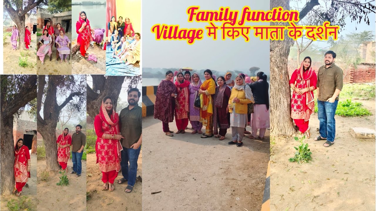 Family funtion # villagetour # villageseen # jai mata di