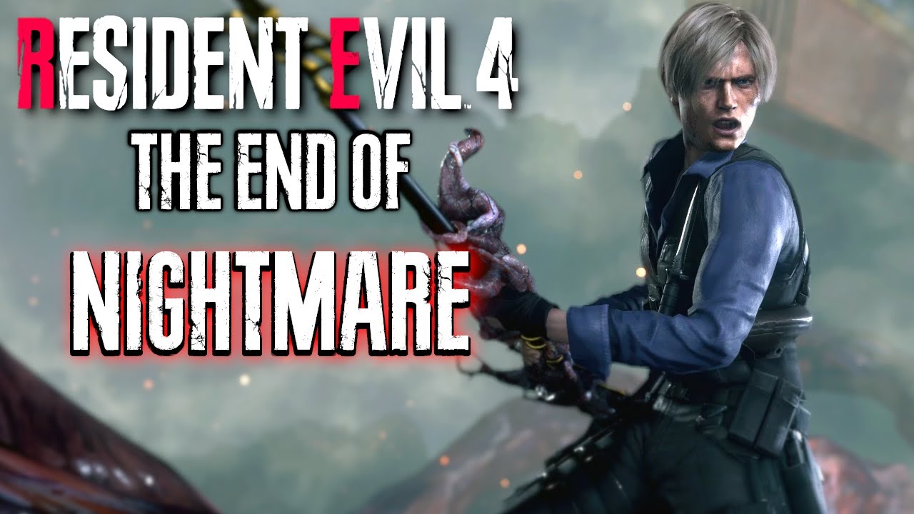 RESIDENT EVIL 4 NIGHTMARE MOD LEON PLAYTHROUGH END