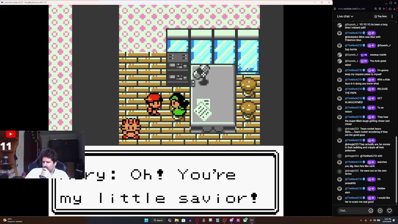 PIMPIN' THE RADIO TOWER UP 🎮 #pokemoncrystal
