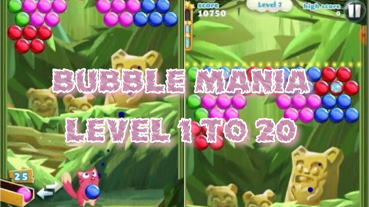 Bubble Mania Level 1 to Level 20 Walkthrough Gameplay