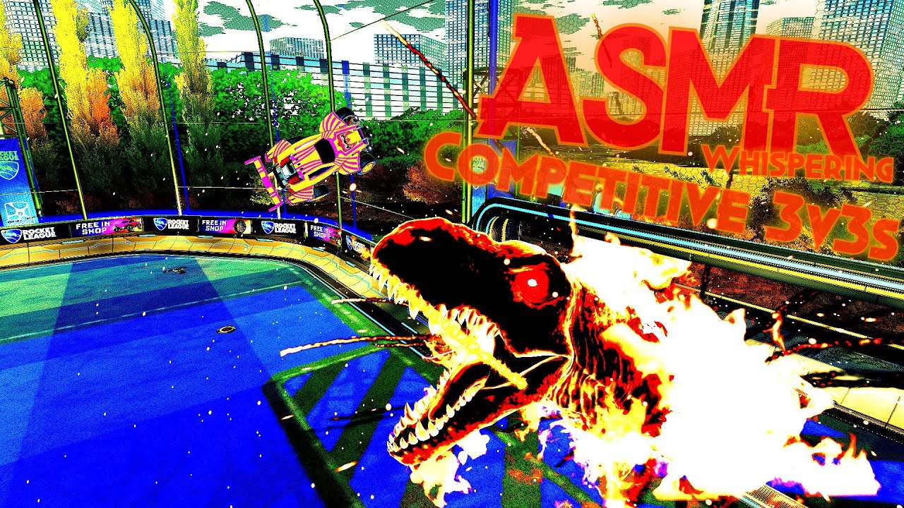 Rocket League ASMR Competitive 3v3s ~ Loosing Every Game?! [Chill Whispering To Relax You To Sleep]