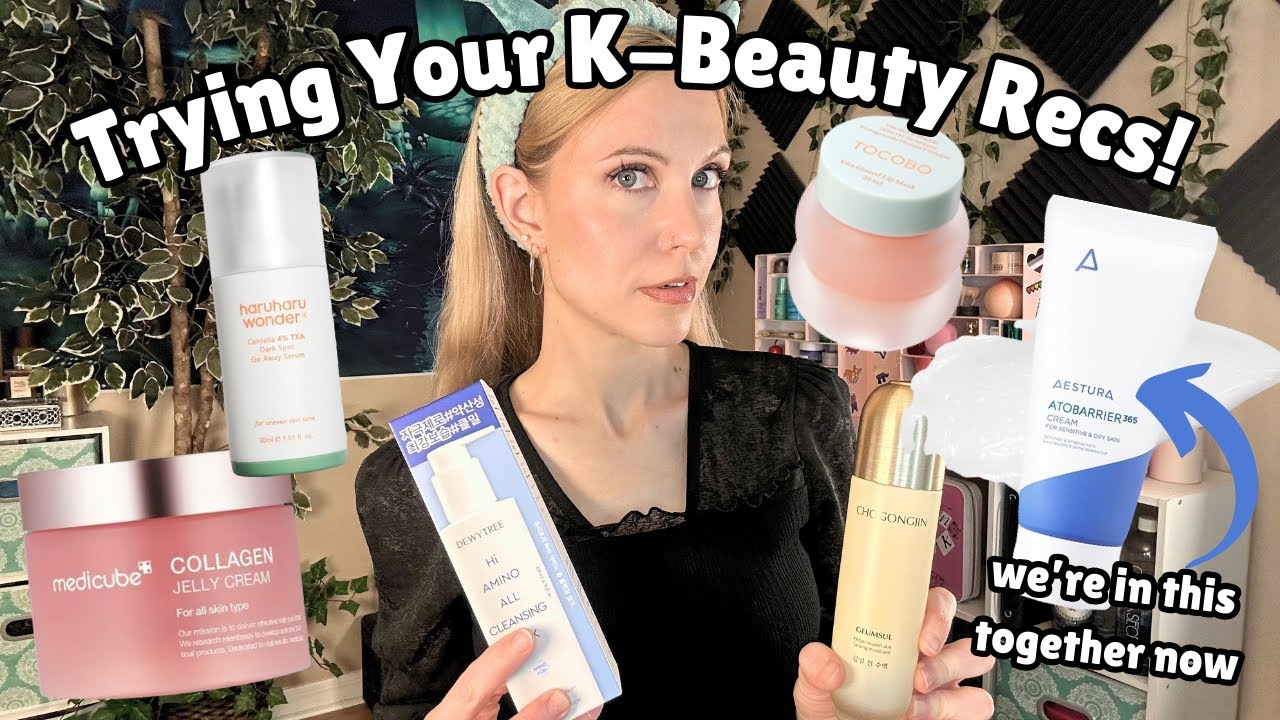 Trying on Your KBeauty Recs: Aestura (oh NO), Haruharu TXA, & More!