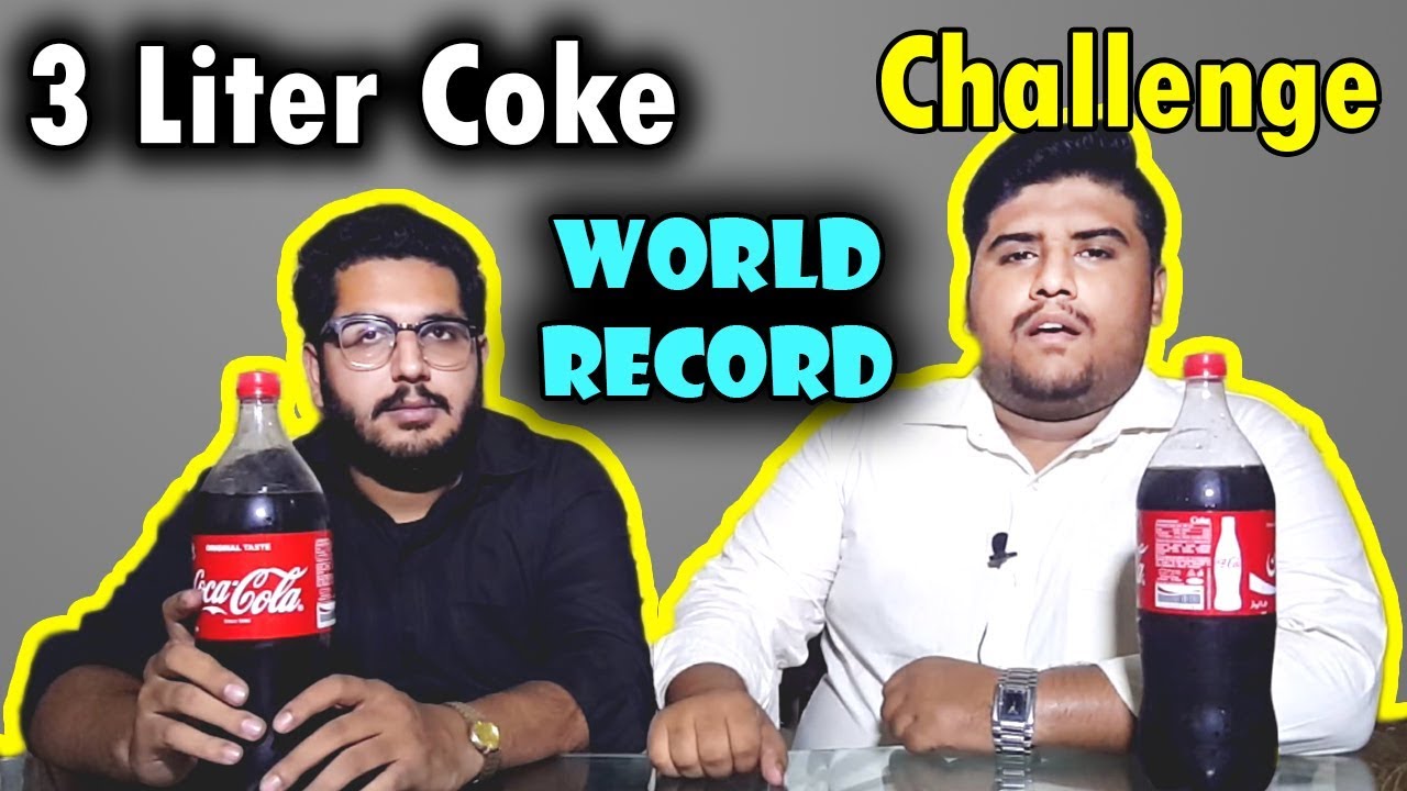 3 Liter Coke Yummy Dare Challenge - World Record - #YummyDare