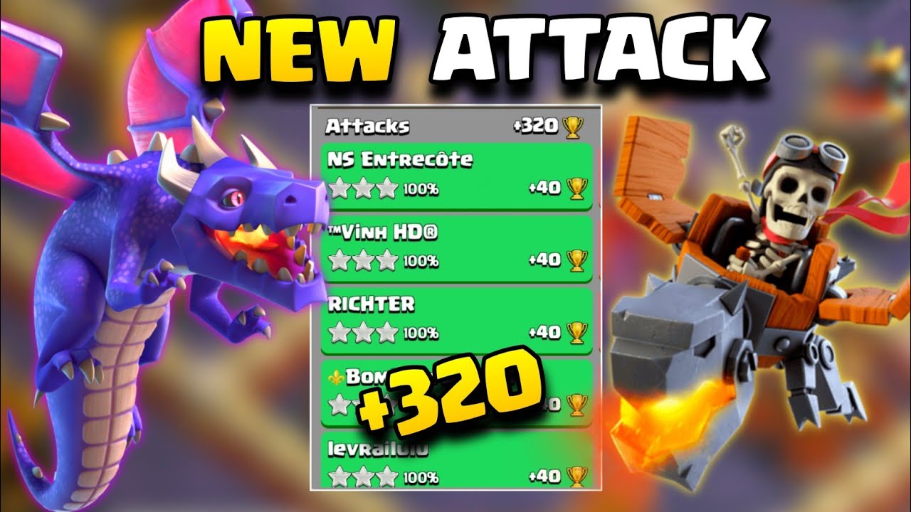 New Dragon with Dragon Rider Attack Th16 Max 🔥 | best th16 attack strategy | clash of clans