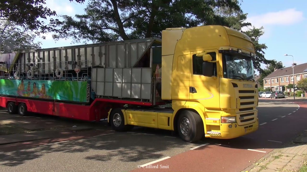 Kermis Heemskerk 2021 afbouw en transport deel 5