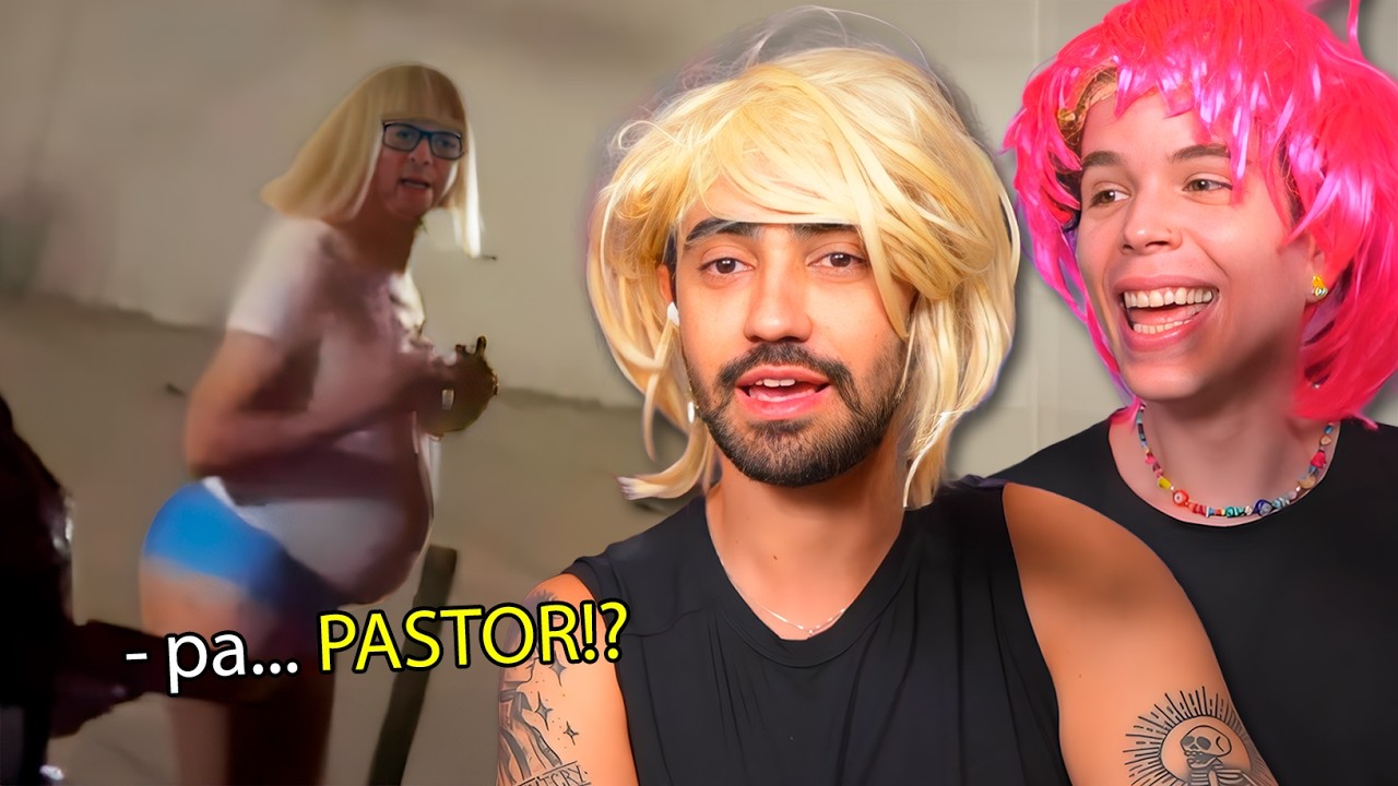 o pastor flagrado de PERUCA e CALCINHA