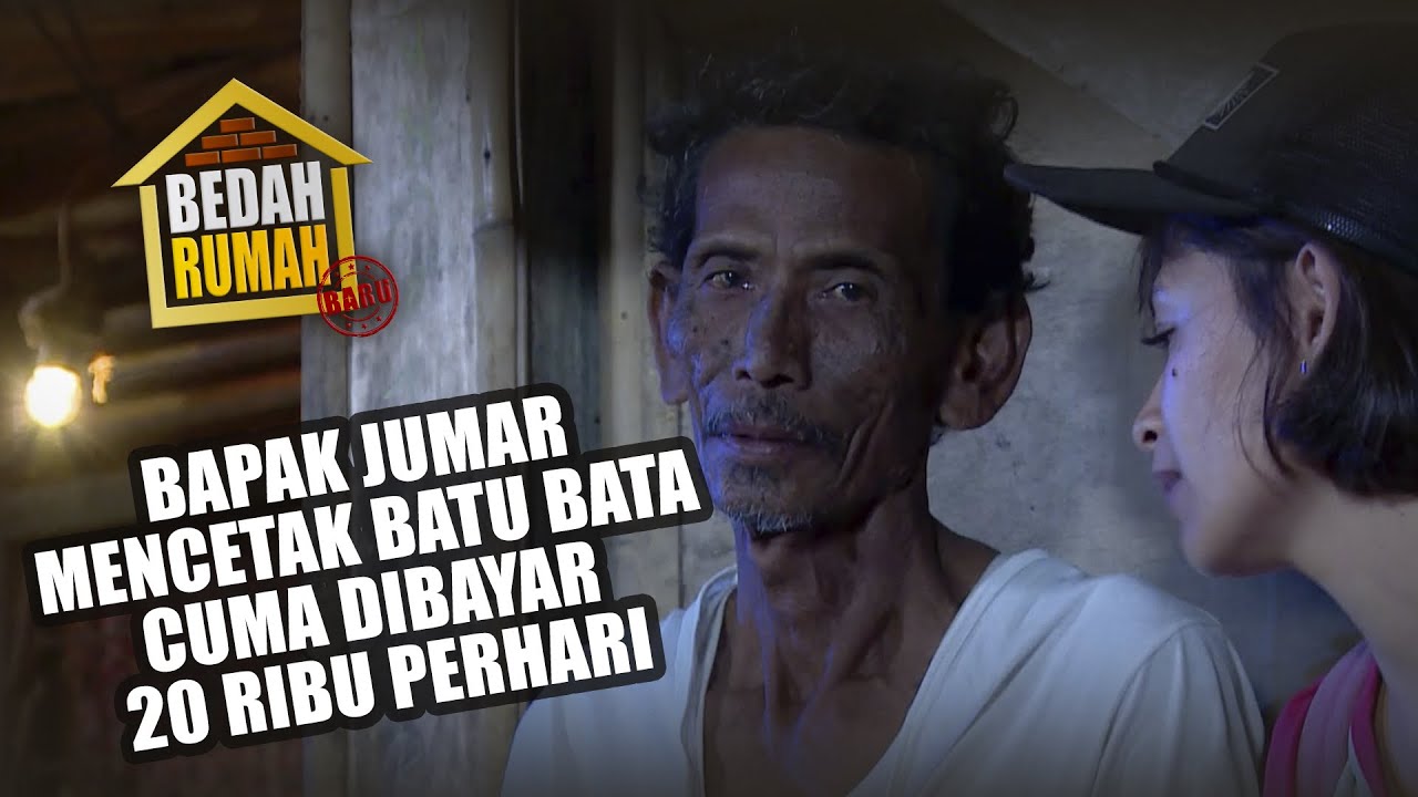 BEDAH RUMAH EPISODE 109 - Bapak Jumar Mencetak Batu Bata Hanya Di Bayar 20 Ribu Perhari!