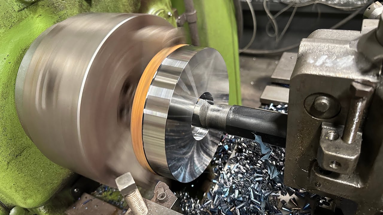 Part 1: Turing track adapters from 1045 HR on the turret lathe