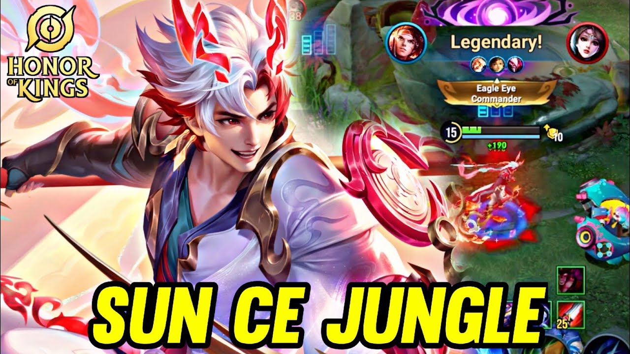 HOK : SUN CE GAMEPLAY | IN JUNGLE - HONOR OF KINGS