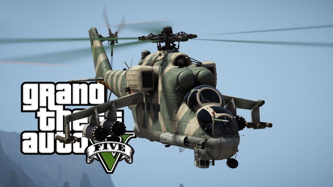 Mi-24P Hind GTA V [MOD]