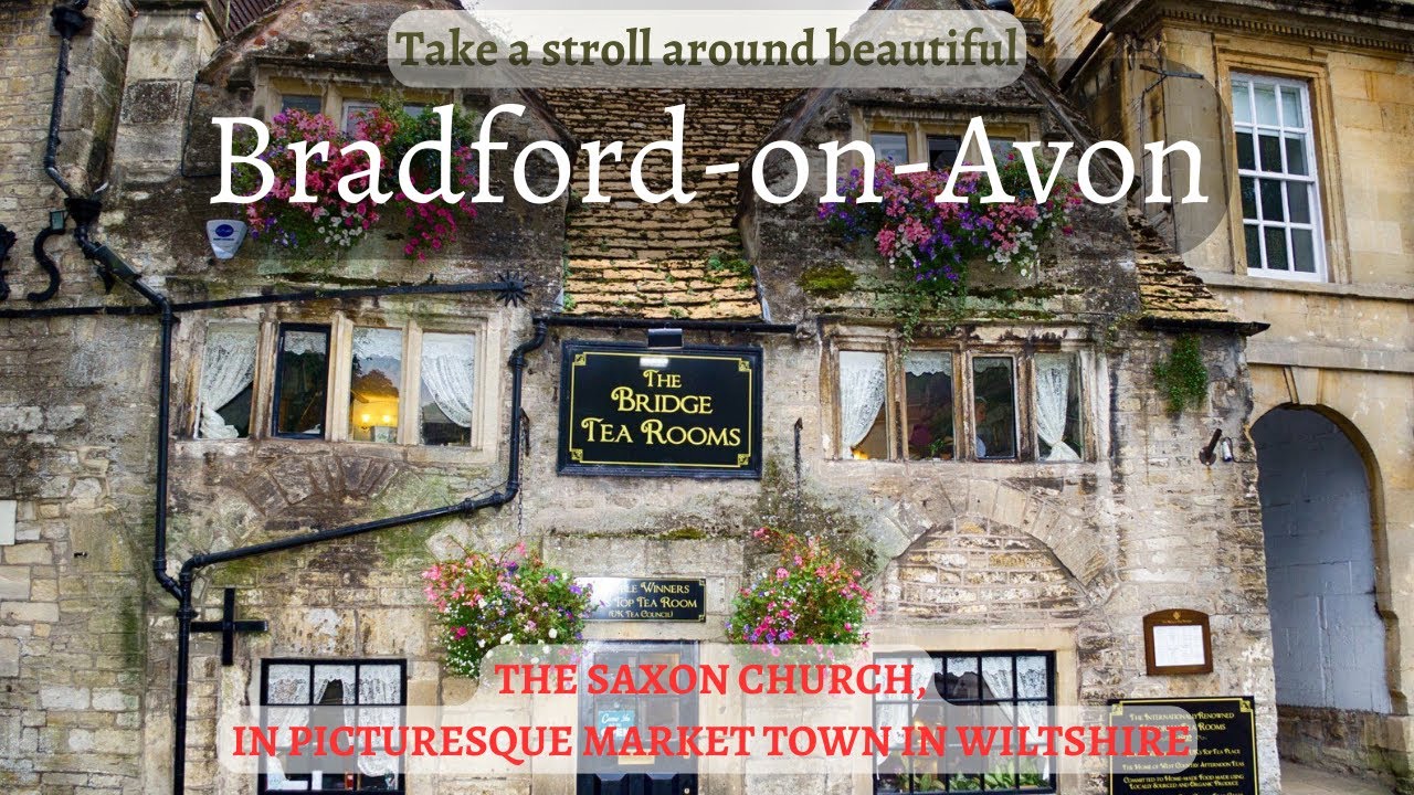 Bradford On Avon, The Saxon Church in Picturesque Market Town of Northwest Wiltshire.